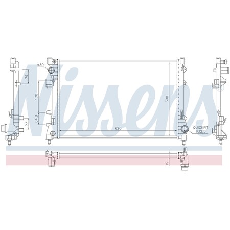 Nissen Radiator, 617859 617859